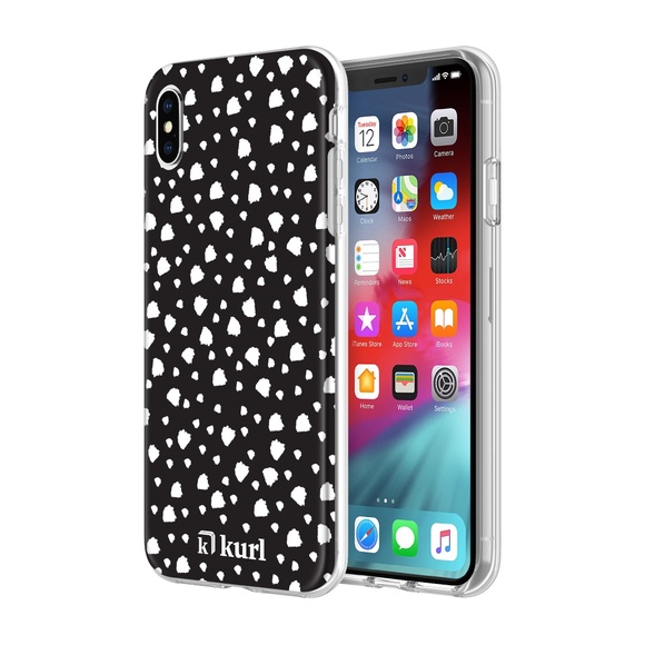 kurl iPhone XS Max Organic Dot Cell Phone Case New - Picture 1 of 4